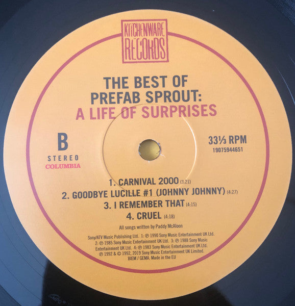 Prefab Sprout : The Best Of Prefab Sprout: A Life Of Surprises (2xLP, Comp, RE, RM, 180)