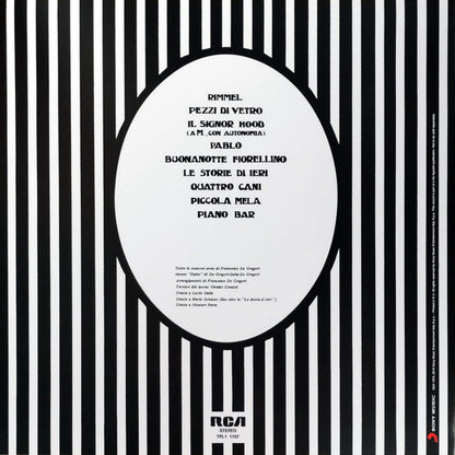 Francesco De Gregori : Rimmel (LP, Album, RE, 180)