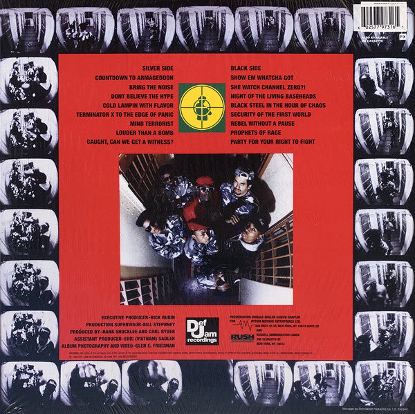 Public Enemy : It Takes A Nation Of Millions To Hold Us Back (LP, Album, Ltd, RE, Yel)