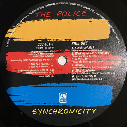 The Police : Synchronicity (LP, Album, RE, 180)