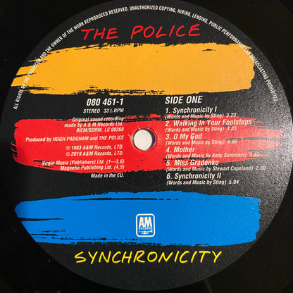 The Police : Synchronicity (LP, Album, RE, 180)