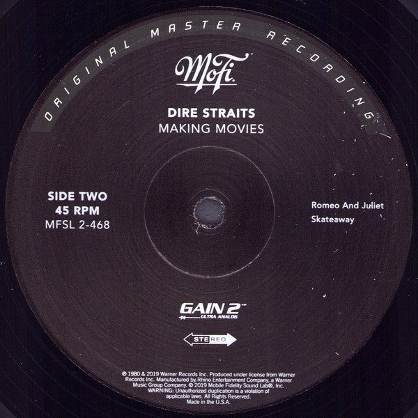 Dire Straits : Making Movies (2x12", Album, Num, RE, RM, S/Edition, Gat)