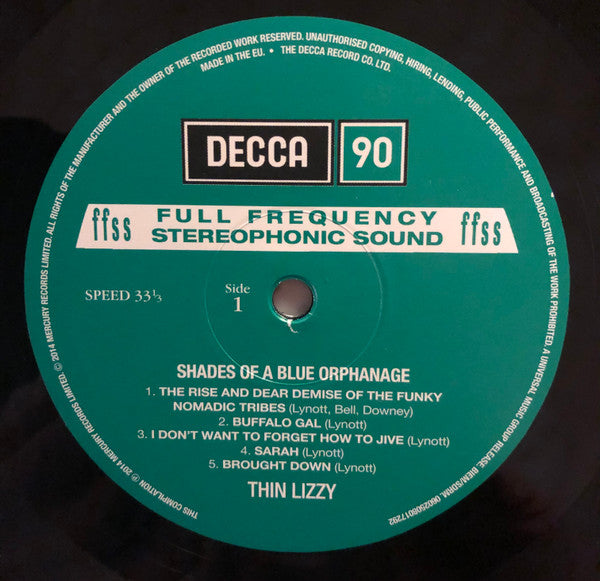 Thin Lizzy : Shades Of A Blue Orphanage (LP, Album, RE, 180)