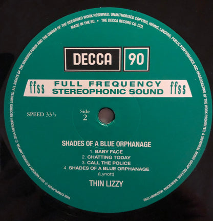 Thin Lizzy : Shades Of A Blue Orphanage (LP, Album, RE, 180)