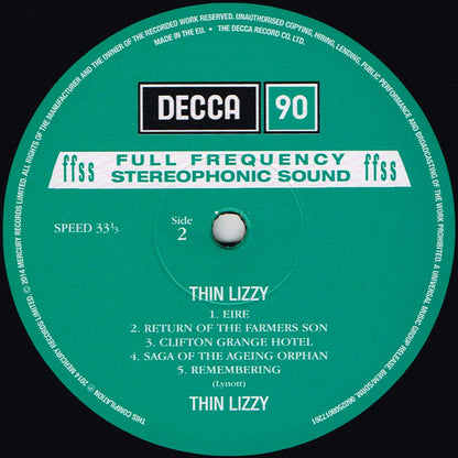 Thin Lizzy : Thin Lizzy (LP, Album, RE, 180)