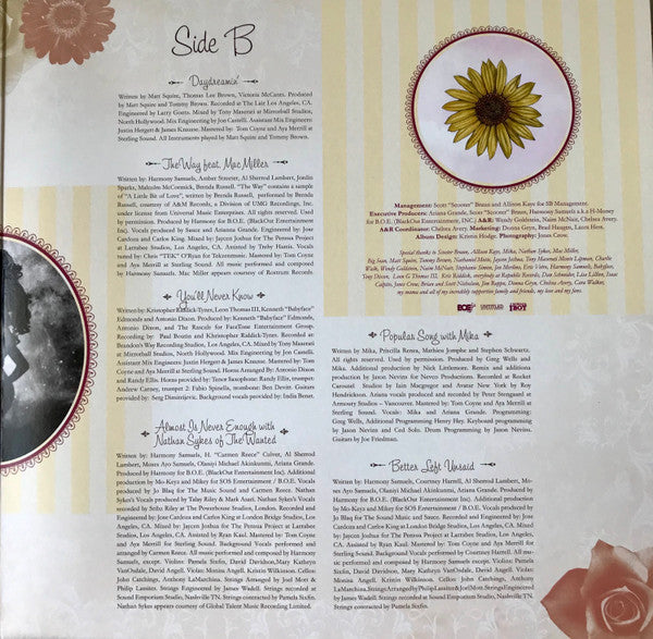 Ariana Grande : Yours Truly (LP, Album, RE)