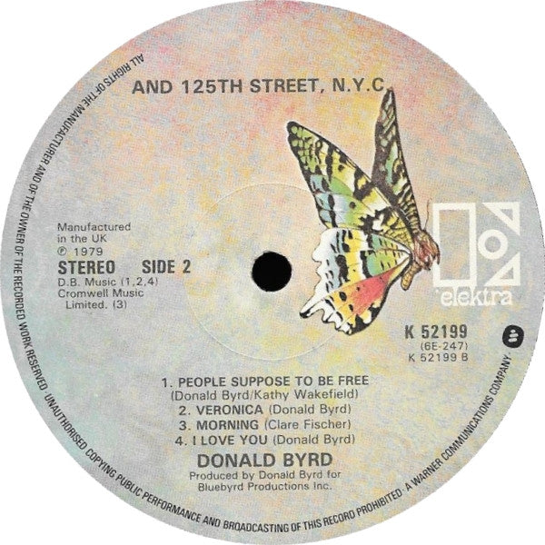 Donald Byrd & 125th Street, N.Y.C. : Donald Byrd And 125th Street, N.Y.C. (LP, Album)