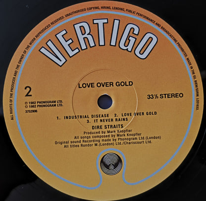 Dire Straits : Love Over Gold (LP, Album, RE, RM, RP, 180)