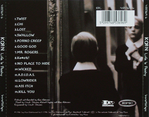 Korn : Life Is Peachy (CD, Album, Enh, RP)
