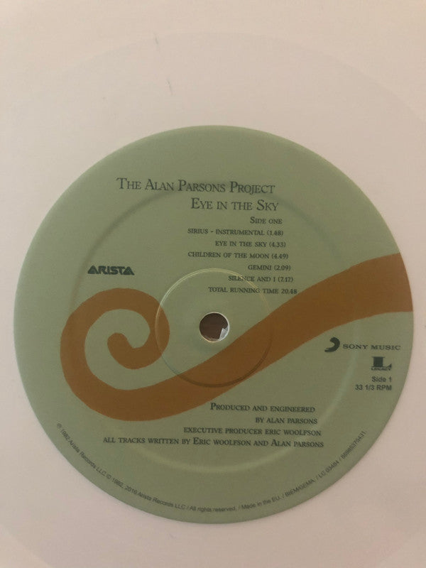 The Alan Parsons Project : Eye In The Sky (LP, Album, Ltd, RE, RM, Whi)