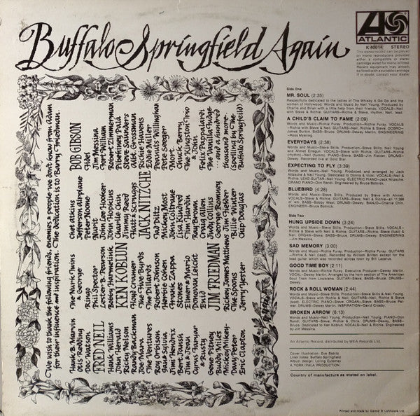 Buffalo Springfield : Buffalo Springfield Again (LP, Album, RE)