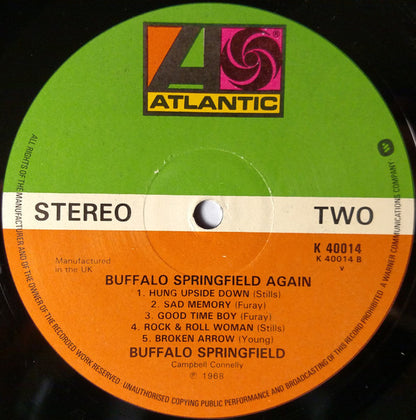 Buffalo Springfield : Buffalo Springfield Again (LP, Album, RE)