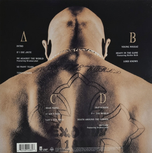 2Pac : Me Against The World (2xLP, Album, RE, 180)