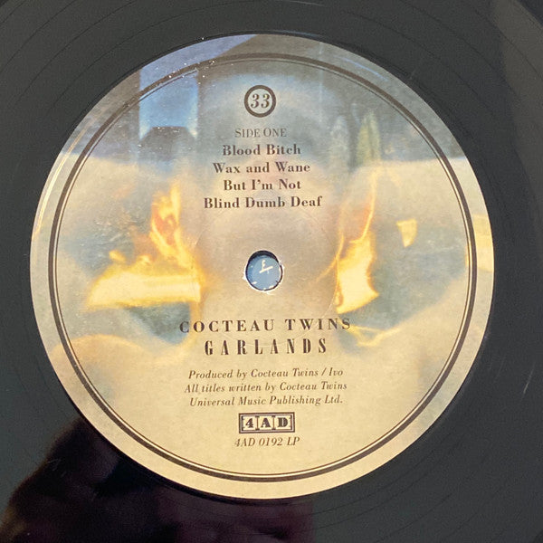 Cocteau Twins : Garlands (LP, Album, RE, RM, 24b)