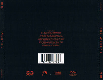 The Weeknd : After Hours (CD, Album, Ltd, Alt)