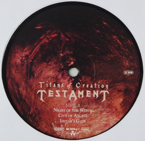 Testament (2) : Titans Of Creation (2xLP, Album)