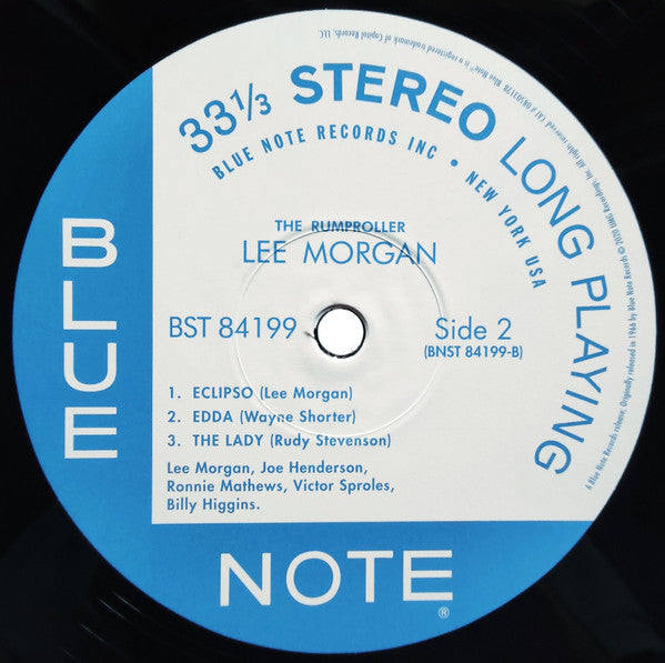 Lee Morgan : The Rumproller (LP, Album, RE, 180)