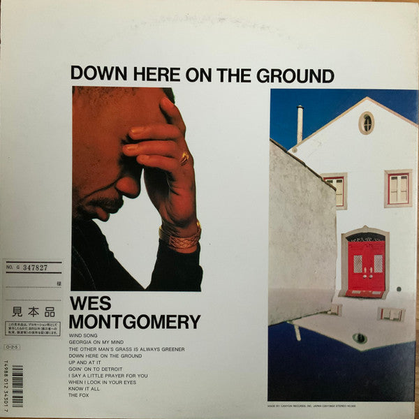 Wes Montgomery : Down Here On The Ground (LP, Promo, RE, Gat)