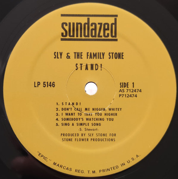 Sly & The Family Stone : Stand! (LP, Album, RE, Gat)