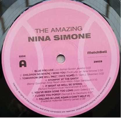 Nina Simone : The Amazing Nina Simone (LP, Album, Ltd, RE, 180)