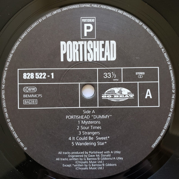 Portishead : Dummy (LP, Album, RE, 180)