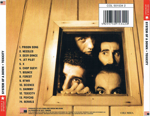 System Of A Down : Toxicity (CD, Album, RE)