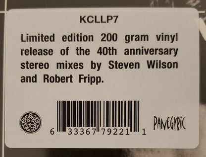 King Crimson : Red (LP, Album, Ltd, RE, 40t)