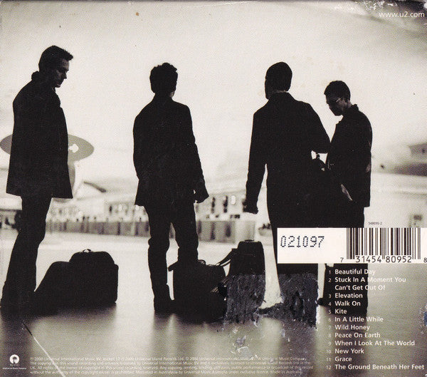 U2 : All That You Can't Leave Behind (CD, Album, Num, RE, Sli)