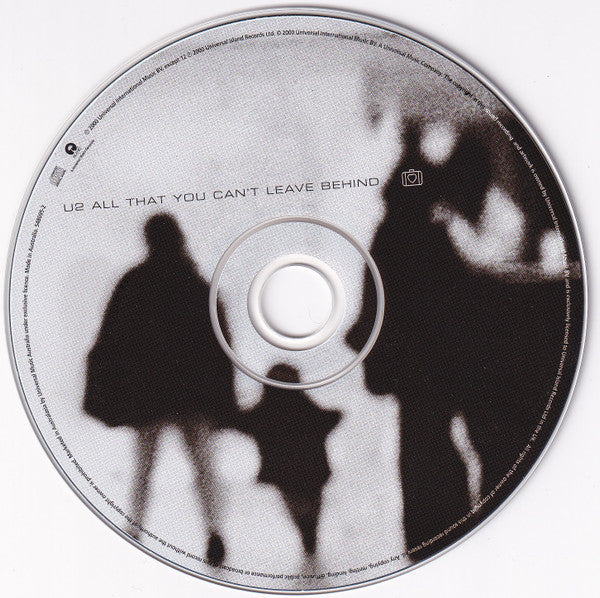 U2 : All That You Can't Leave Behind (CD, Album, Num, RE, Sli)