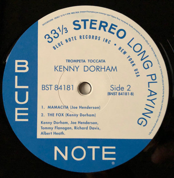 Kenny Dorham : Trompeta Toccata (LP, Album, RE, 180)