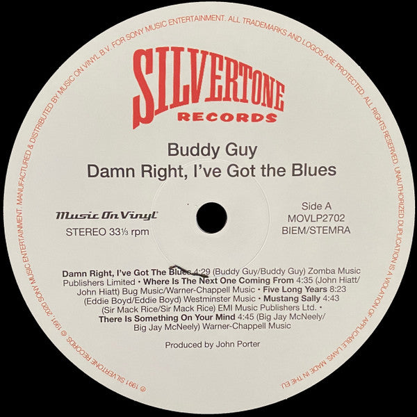 Buddy Guy : Damn Right, I've Got The Blues (LP, Album, RE, 180)