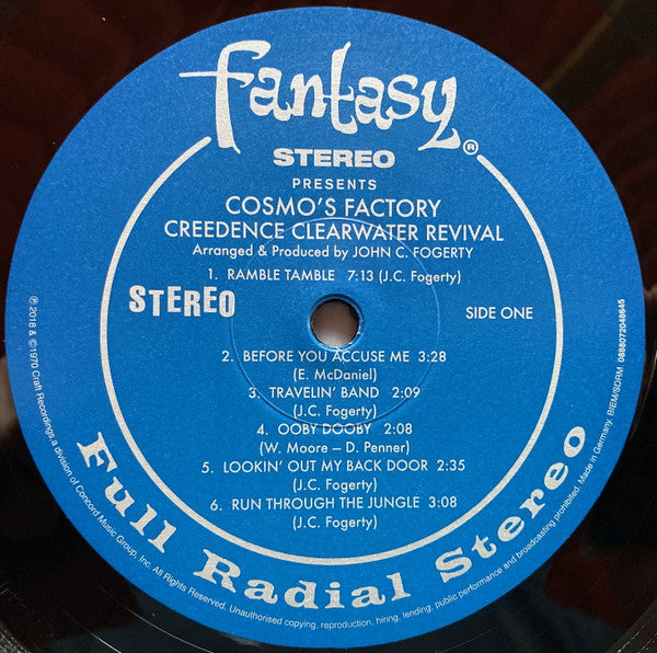 Creedence Clearwater Revival : Cosmo's Factory (LP, Album, RE, RM, 180)