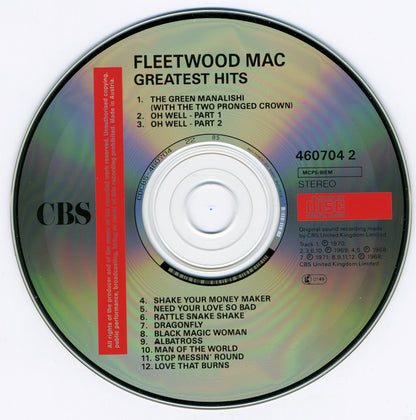 Fleetwood Mac : Greatest Hits (CD, Comp, RE, RP)