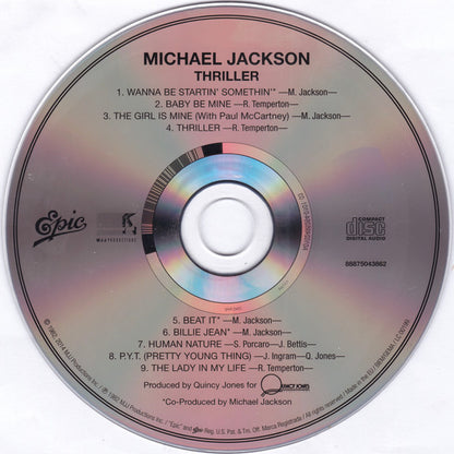 Michael Jackson : Thriller (CD, Album, RE, Son)
