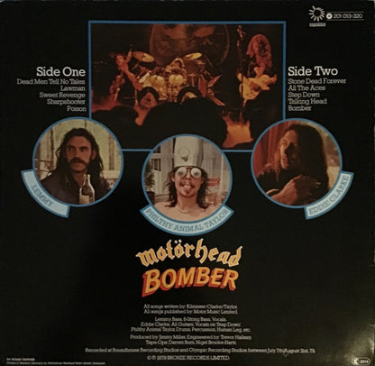 Motörhead : Bomber (LP, Album, RP)