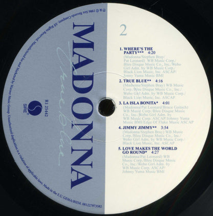 Madonna : True Blue (LP, Album, RE, 180)