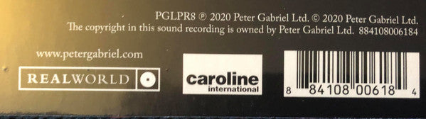 Peter Gabriel : Secret World Live (2xLP, Album, RE, RM, 180)