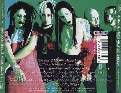 Marilyn Manson : Smells Like Children (CD, EP, RP)