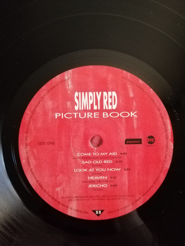 Simply Red : Picture Book (LP, Album, RE, RM)