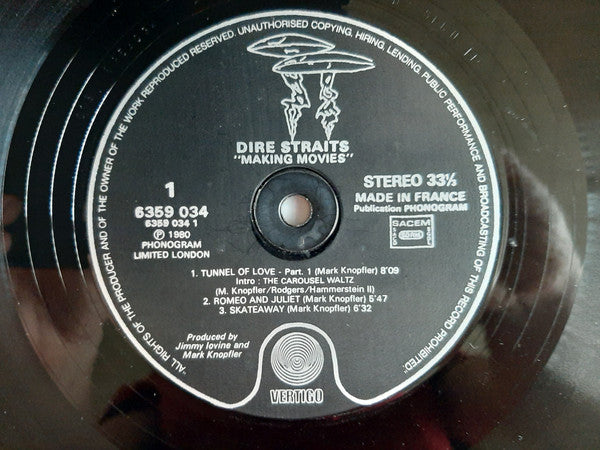 Dire Straits : Making Movies (LP, Album, RE)