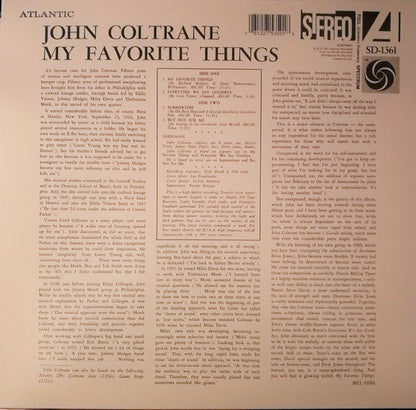 John Coltrane : My Favorite Things (LP, Album, RE)