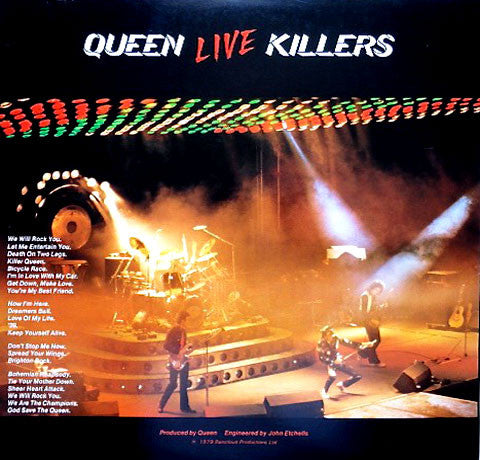 Queen : Live Killers (LP, Album, Gre + LP, Album, Red)