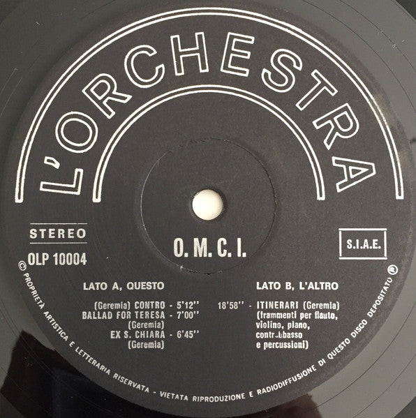 O.M.C.I.* : Contro (LP, Album)