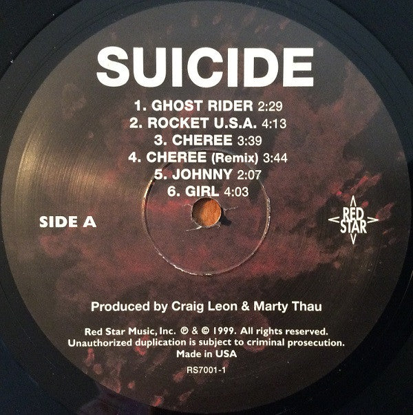 Suicide : Suicide (LP, Album, Ltd, RE, RM)