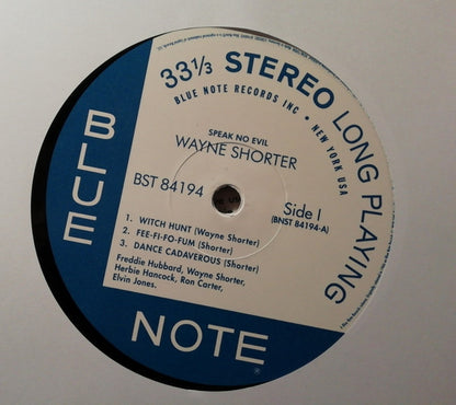 Wayne Shorter : Speak No Evil (LP, Album, RE, 180)