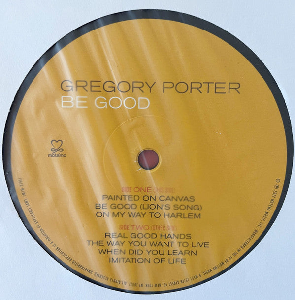 Gregory Porter : Be Good (LP, Album)