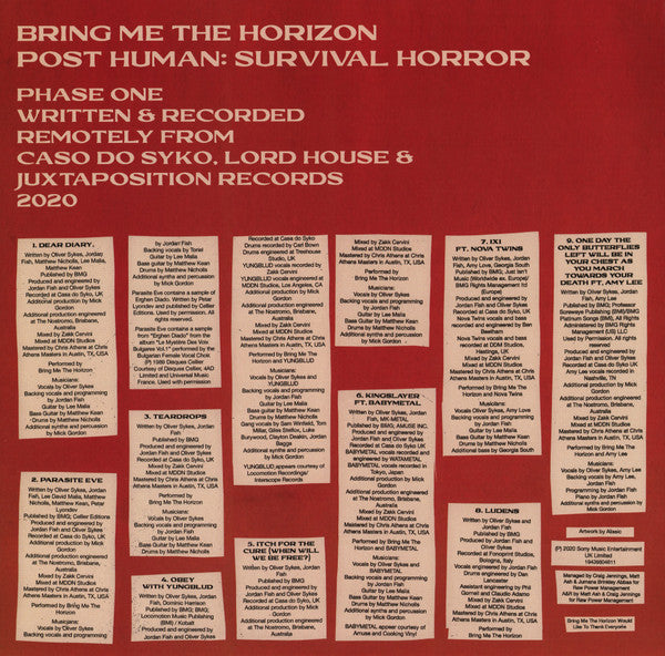 Bring Me The Horizon : Post Human: Survival Horror (12", EP)