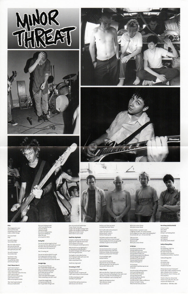 Minor Threat : Minor Threat (LP, Comp, RE, RM, Yel)