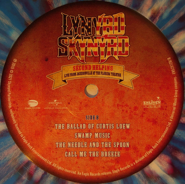 Lynyrd Skynyrd : Second Helping Live From Jacksonville At The Florida Theatre (LP, Ltd, Whi)