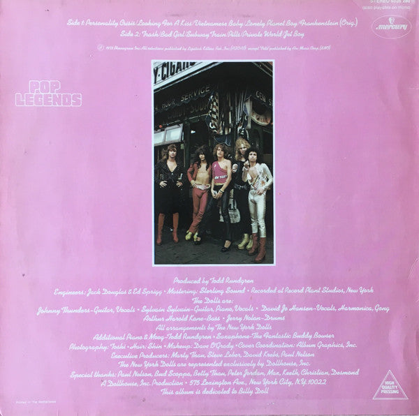 New York Dolls : New York Dolls (LP, Album, RE)